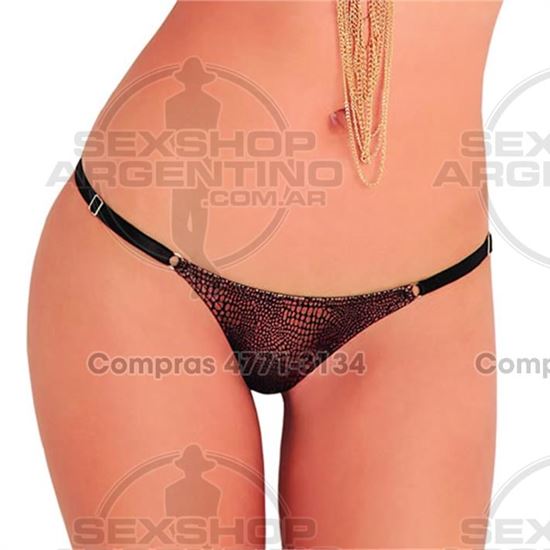 Tanga diseño Negra